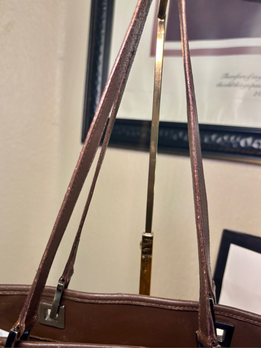 Authentic Vintage Gucci GG Monogram Canvas Tote Shoulder Bag w/COA - Picture 11 of 15